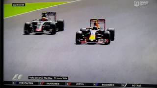 Max Verstappen wint zijn 1e Formule 1 race in Spanje [upl. by Mellins]