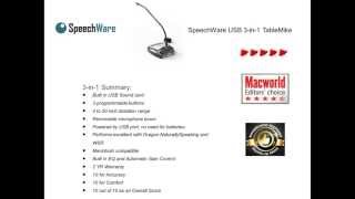 SpeechWare 3in1 TableMike Microphone [upl. by Ahtnicaj]