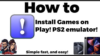 How to install games on Play the PS2 emulator for iOS [upl. by Gilead]