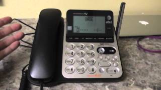 ATampT 84100 DECT 60 CordedCordless Phone Review [upl. by Orson825]