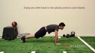 HIIT Exercises How to do Plank Tucks [upl. by Notnil]