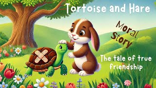 quotThe Tale of True Friendship Tortoise and Hare  Kids Moral Story  Educational Videoquot [upl. by Tiena745]