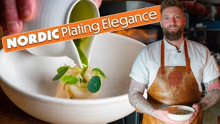 How to plate NORDIC style with top Chef James Peck [upl. by Ellehcit]