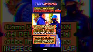 Policia de Puebla esculca hasta la ropa noticias policia [upl. by Pendleton]