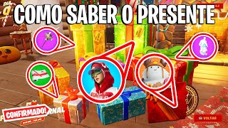 FORTNITE  COMO SABER A RECOMPENSA DE CADA PRESENTE [upl. by Wooster]