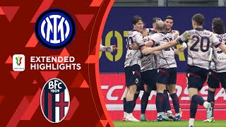 Inter vs Bologna Extended Highlights  Coppa Italia  CBS Sports Golazo [upl. by Aneras963]