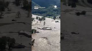 Hospital Surrounded by Floodwaters in Tennessee [upl. by Hosbein]