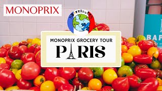 🛒 PARIS  MONOPRIX Grocery Tour Lets Go Shopping monoprix supermarket grocery france paris [upl. by Moneta]