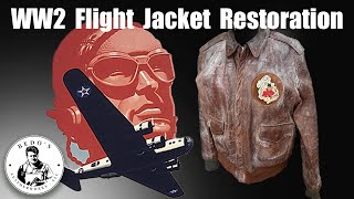 WW2 Flight Jacket Restoration [upl. by Hegarty]