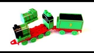 Thomas and Friends Mega Blok Henry Green Tank Engine with no 3 by PleaseCheckOut Channel [upl. by Llewop]