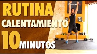 RUTINA DE CALENTAMIENTO  10 MINUTOS [upl. by Skilken505]