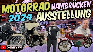 🏍️UNTERWEGS AUF DER MOTORRADAUSSTELLUNG HAMBRÜCKEN 2024🔥 [upl. by Parnas]