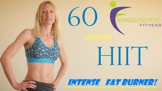 60 MINUTE HIIT WORKOUT  AT HOME INTENSE CARDIO FAT BURNER  Fit 5 [upl. by Lukasz695]