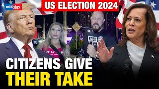 US Elections 2024 Trump or Harris US citizens speak out [upl. by Thurman]