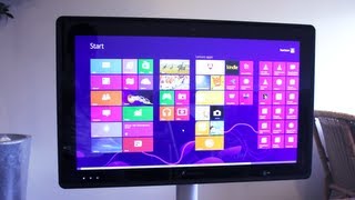 Demo Lenovo IdeaCenter Horizon 27inch Table PC [upl. by Ailuig739]