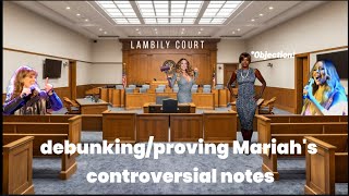 Mariah Carey debunkingproving controversial Vocals under the court of law [upl. by Acinomed480]