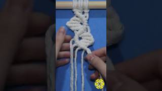 Tutorial👆de Macramê Padrão Folha macrame tutorialmacrame macramepassoapasso macramepattern [upl. by Leunamnauj]