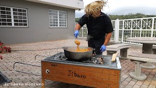 PRIMERA VEZ QUE LLEVO EL FOGON A UNA CENA PRIVADA Y COCINO EN VIVO EN EL FOGON CON LEÑA [upl. by Barbaresi120]