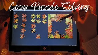 ASMR Solve Puzzles With Me  Fall Puzzle Collection 2 Soft Spoken Rambling Lofi [upl. by Putnam]