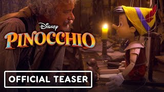 Pinocchio  Official Teaser Trailer 2022 Tom Hanks Joseph GordonLevitt [upl. by Harim938]