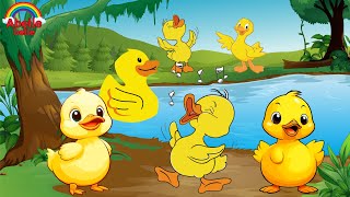 Five Little Ducks  Kids Songs  Abelle belle Songs  Nursery Rhymes [upl. by Suu]