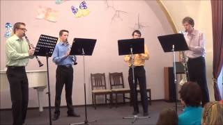 JSBach  Badinerie Clarinet Guys [upl. by Vassell760]