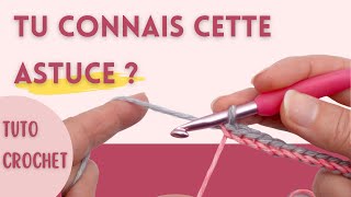 🤩 ASTUCE  Tuto  Comment faire une cordelette au crochet  Avec une utilisation pour la chaînette [upl. by Nugent]