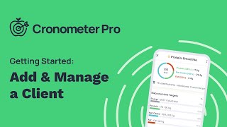 How To Add amp Manage A Client On Cronometer Pro [upl. by Trow502]