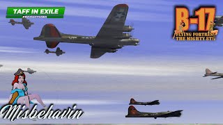 B17 Flying Fortress  The Mighty 8th  Misbehavin Crew  Mission 20 [upl. by Nodababus]