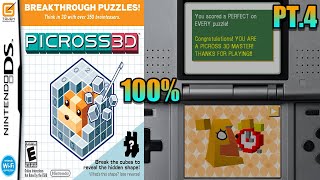 Picross 3D Hard Levels 22 02 100 DS Longplay pt4 [upl. by Nerac19]