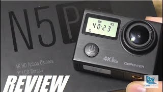 REVIEW DBPower N5 Pro  4K Action Camera WiFi 20MP [upl. by Medor]