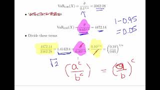 Pareto Type I Distribution  Calculate Value at Risk VaR [upl. by Ayrb]