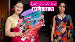 Myntra ReadyToWear Sarees starting 799  Sarees Review [upl. by La]