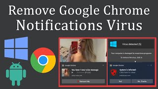 How to Remove Google Chrome Notification Virus [upl. by Lattimer722]