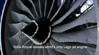 RollsRoyce reveals worlds only Lego jet engine [upl. by Frydman517]