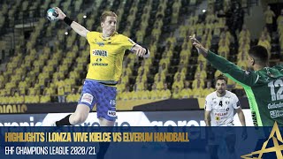 HIGHLIGHTS  Lomza Vive Kielce vs Elverum Handball  Round 12  EHF Champions League 202021 [upl. by Orfinger320]