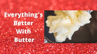 How to make butter from Double Cream Simple to do [upl. by Townie]