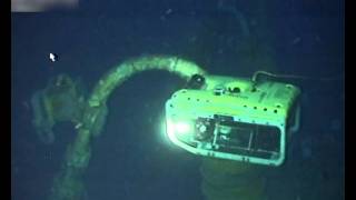 Underwater inspection by Remotely Operated Vehicle ROV at 153m deep [upl. by Copeland418]