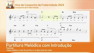 Hino da CF 2024  Partitura Com Introdução [upl. by Brinn]