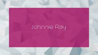 Johnnie Ray  appearance [upl. by Emiaj]