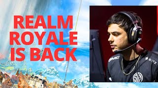 REALM ROYALE IS BACK IMPERIALHAL PLAYS IN REALM ROYALE [upl. by Joh]