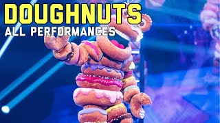 The Masked Singer  The Doughnuts All Performances and Reveal [upl. by Addy]