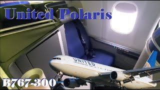 United Airlines Polaris Business Class Review  Newark to Munich on the 767300  Polaris Lounge [upl. by Nomi]