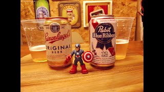 Leinenkugels Original 47 VS Pabst Blue Ribbon 47  Taste Challenge Monday [upl. by Shippee14]