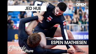 Espen Mathiesen vs Jed Hue IBJJF NOGI London Open 2022 [upl. by Kylah315]