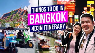 Things to do in Bangkok  4D3N Itinerary  Thailand [upl. by Irahk]