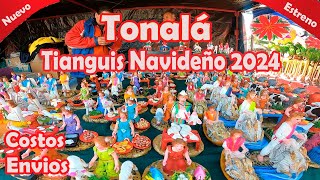 Tonalá se inaugura Tianguis Navideño 2024 Artesanias para decorar exportar o negocio [upl. by Anitak]