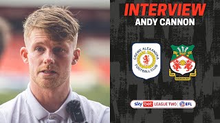 INTERVIEW  Andy Cannon after Crewe Alexandra [upl. by Suoivatram369]