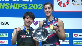 All England 2024 WS Final  Akane Yamaguchi Vs Carolina Marin [upl. by Lozar]