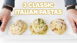 3 EasytoMake Classic Italian Pasta Recipes [upl. by Seligman]